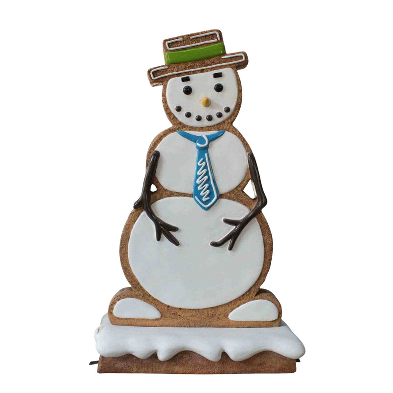 1.2m Gingerbread Snowman Commercial Christmas Display Prop