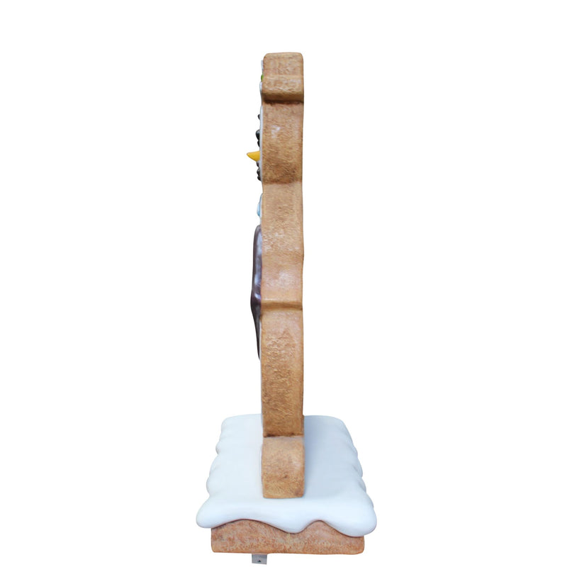 1.2m Gingerbread Snowman Commercial Christmas Display Prop
