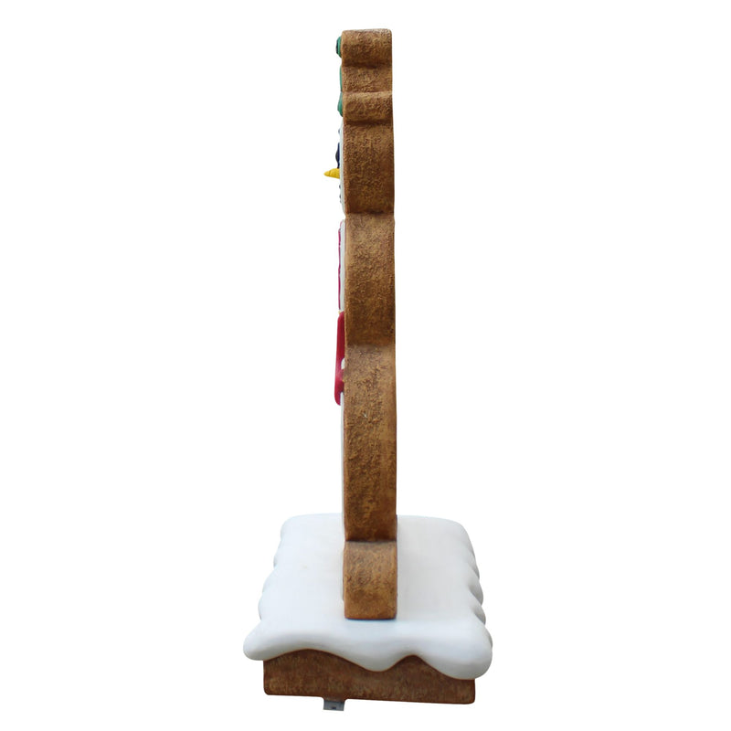 1.13m Gingerbread Snow Woman Commercial Christmas Display Prop