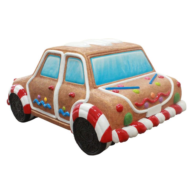 Gingerbread Cookie Car Commercial Christmas Display Prop