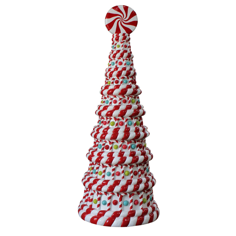 4ft Peppermint Tree Commercial Christmas Display Prop