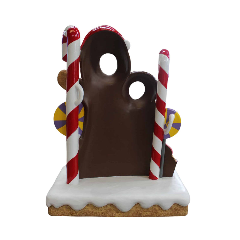1.7m Gingerbread Photo Opportunity for Two Commercial Christmas Prop