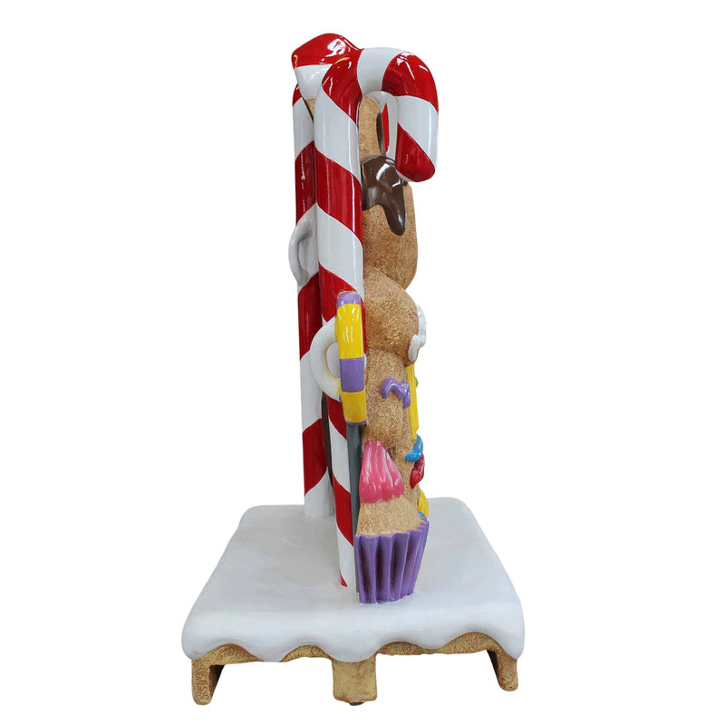 1.7m Gingerbread Photo Opportunity for Two Commercial Christmas Prop