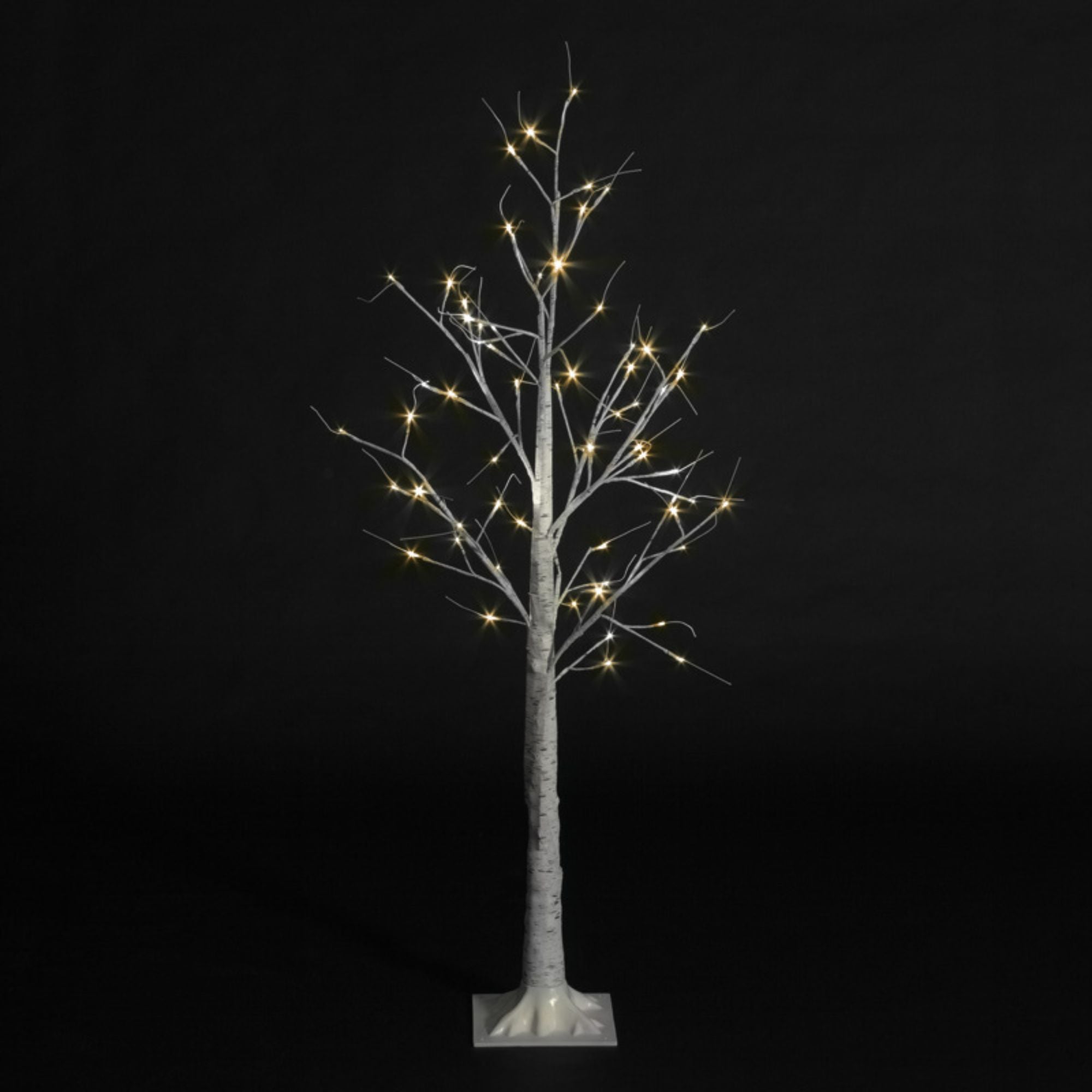 Xp Connectable String Lights 6ft Silver Birch Tree with 80 Warm White LEDs