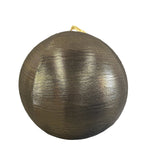 1m Giant Gold Metallic Fabric Christmas Bauble Ball Commercial Christmas Display Prop