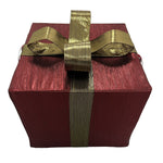 40cm Red Metallic Fabric Christmas Present Gift Commercial Christmas Display Prop