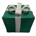 40cm Green Metallic Fabric Christmas Present Gift Commercial Christmas Display Prop
