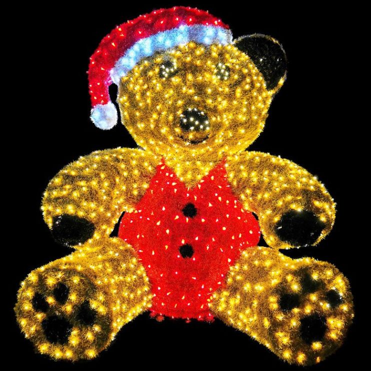 1.8m Cuddly Teddy Bear Commercial Christmas Display