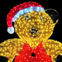 1.8m Cuddly Teddy Bear Commercial Christmas Display - 2