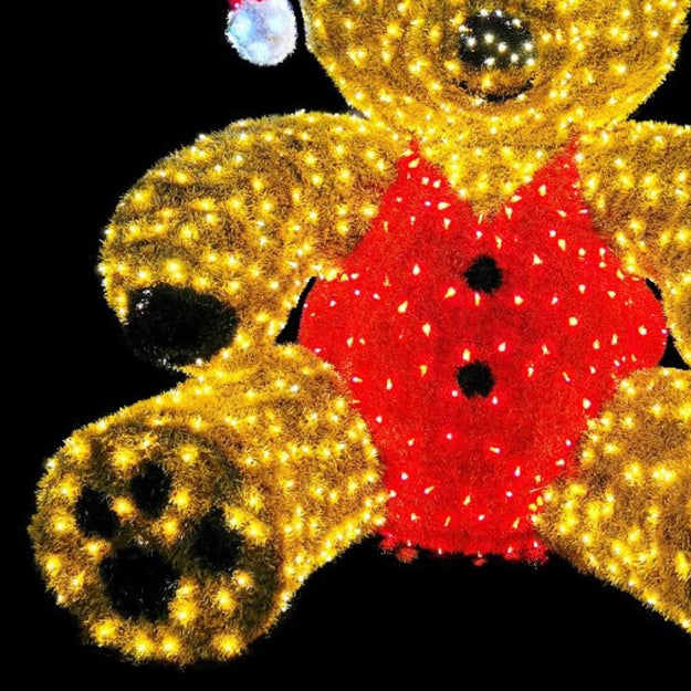 1.8m Cuddly Teddy Bear Commercial Christmas Display
