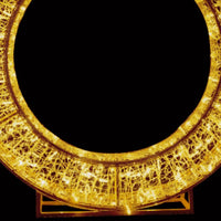 1.2m Warm White Bauble Ring Commercial Christmas Display - 4