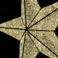 2m Warm White Crystal Star Commercial Christmas Display - 3