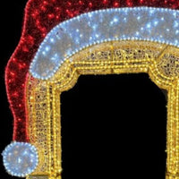 2.8m Santa Hat Ornate Photo Frame Commercial Christmas Display - 3