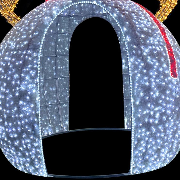 4.5m 3D Giant Snowman Archway Entrance Commercial Christmas Display