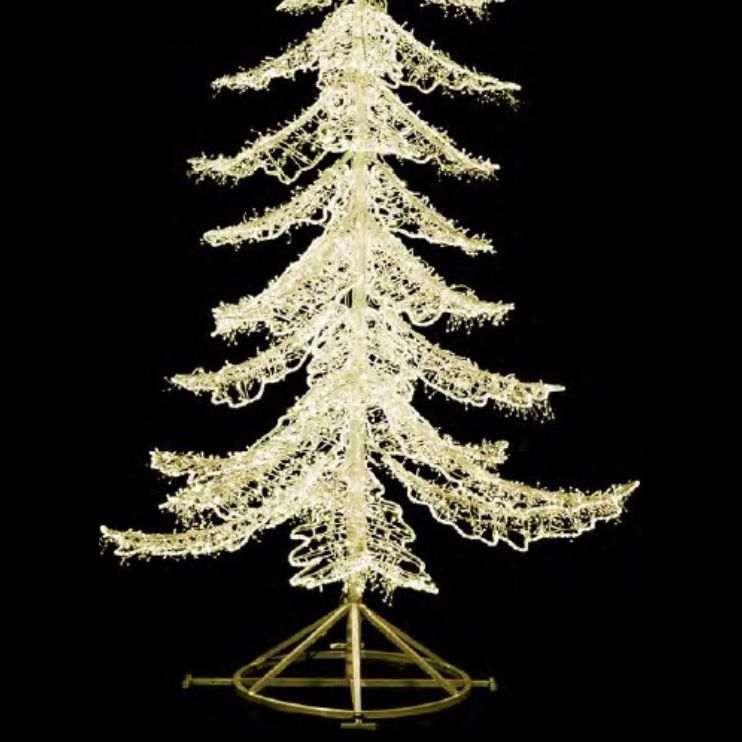 3m Warm White Christmas Tree Commercial Display Sculpture