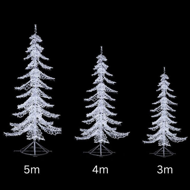 5m Warm White Christmas Tree Commercial Display Sculpture
