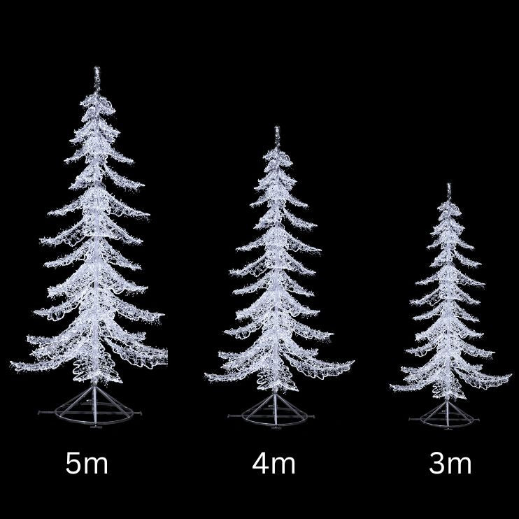 3m Warm White Christmas Tree Commercial Display Sculpture