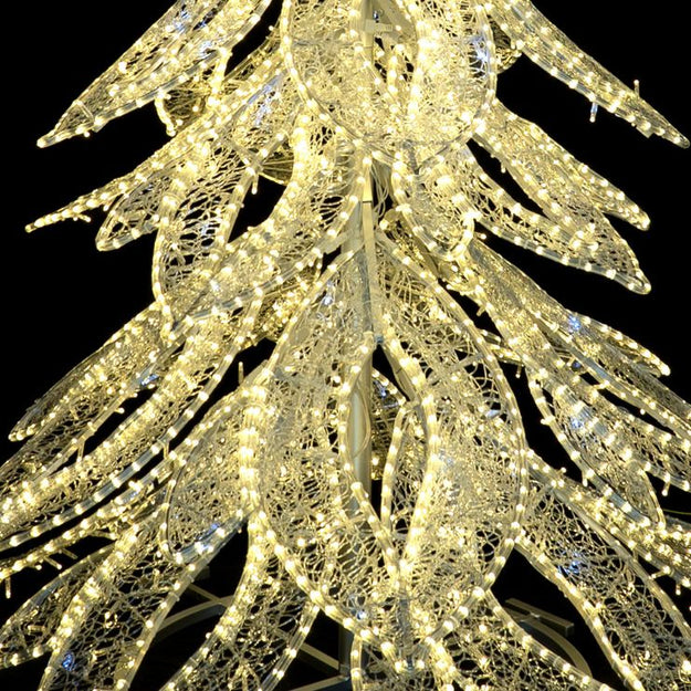 2.75m Warm White & Cool White Switcher Tree Commercial Christmas Display Sculpture