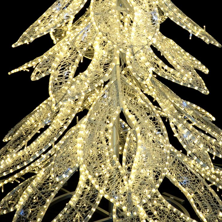 2.75m Warm White & Cool White Switcher Tree Commercial Christmas Display Sculpture