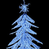 2.75m Warm White & Cool White Switcher Tree Commercial Christmas Display Sculpture - 3