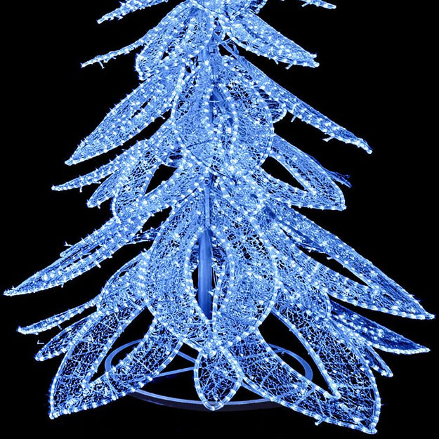 2.75m Warm White & Cool White Switcher Tree Commercial Christmas Display Sculpture