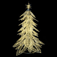 2.75m Warm White & Cool White Switcher Tree Commercial Christmas Display Sculpture - 2