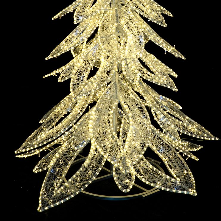 2.75m Warm White & Cool White Switcher Tree Commercial Christmas Display Sculpture