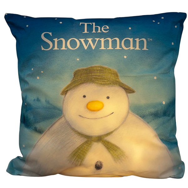 36cm The Snowman LED Christmas Cushion