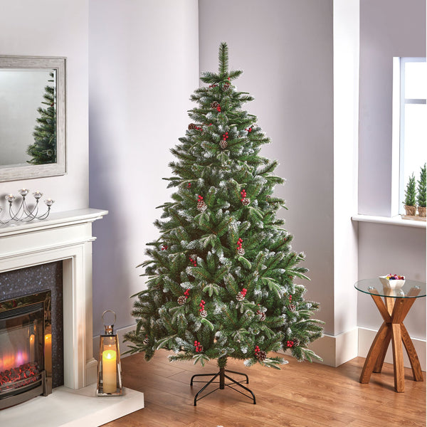 5ft New Jersey Christmas Tree with Cones & Berries