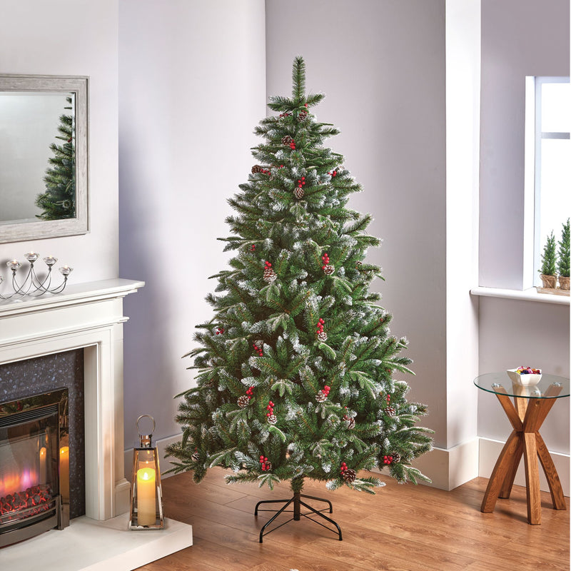 5ft New Jersey Christmas Tree with Cones & Berries