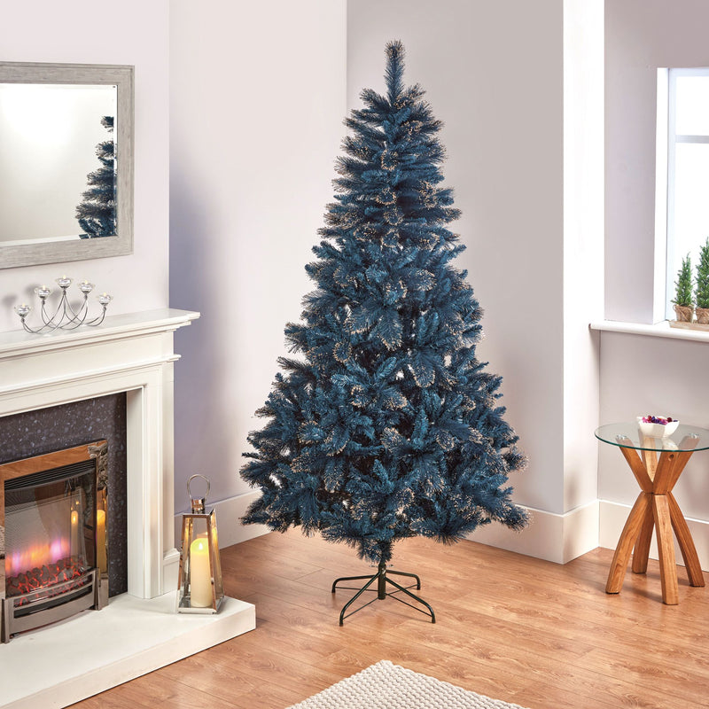 7ft Midnight Blue Fir Artificial Christmas Tree