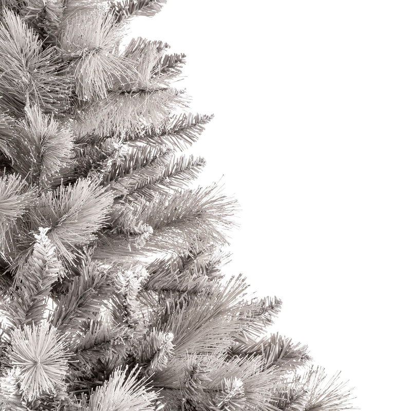 6ft Silver Tipped Parasol Artificial Christmas Tree