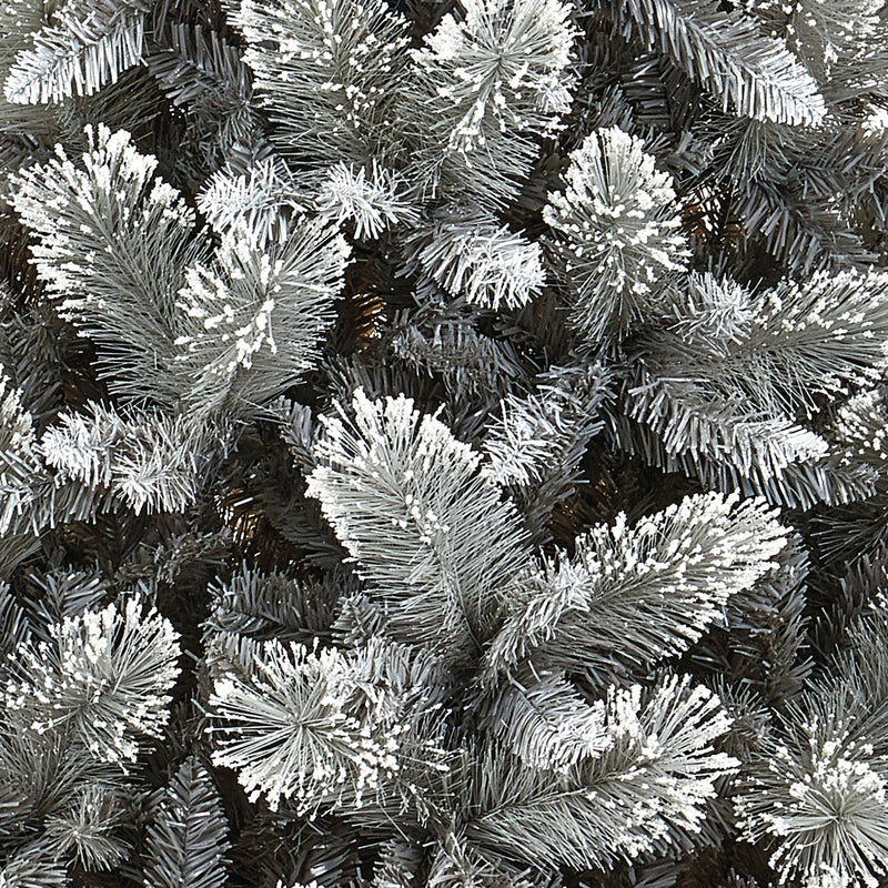 8ft Snow Tipped Grey Fir Artificial Christmas Tree with Cashmere Tips