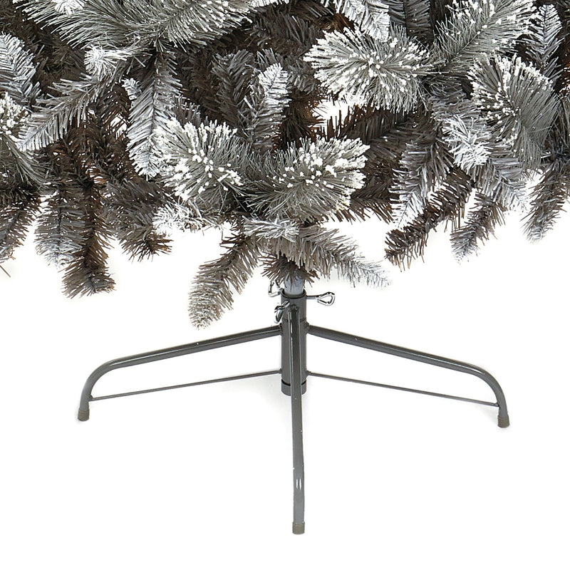 8ft Snow Tipped Grey Fir Artificial Christmas Tree with Cashmere Tips
