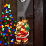 InLit Vintage Santa Window Display Silhouette