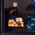 InLit Vintage Christmas Train Window Display Silhouette