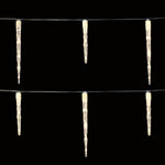 24 Chaser Icicle Lights with 72 Warm White LED lights