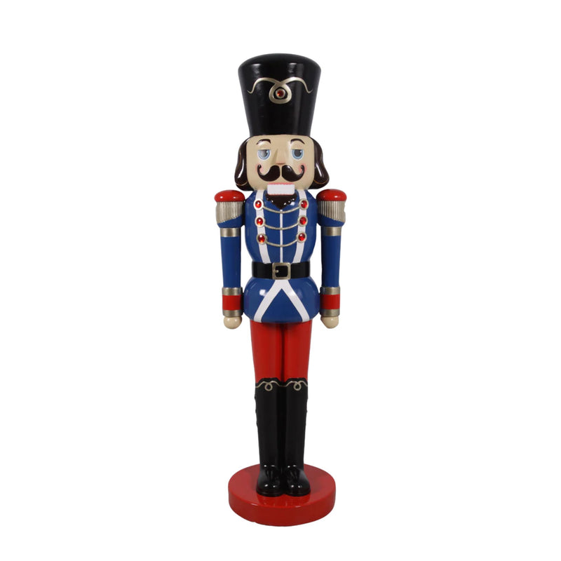 6ft Red and Blue Christmas Nutcracker Soldier