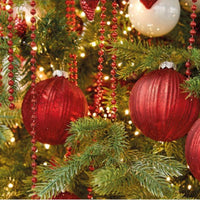 10 Metre Red Bead Decorative Christmas Garland