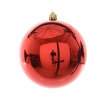 14cm Shiny Red Shatterproof Christmas Tree Bauble