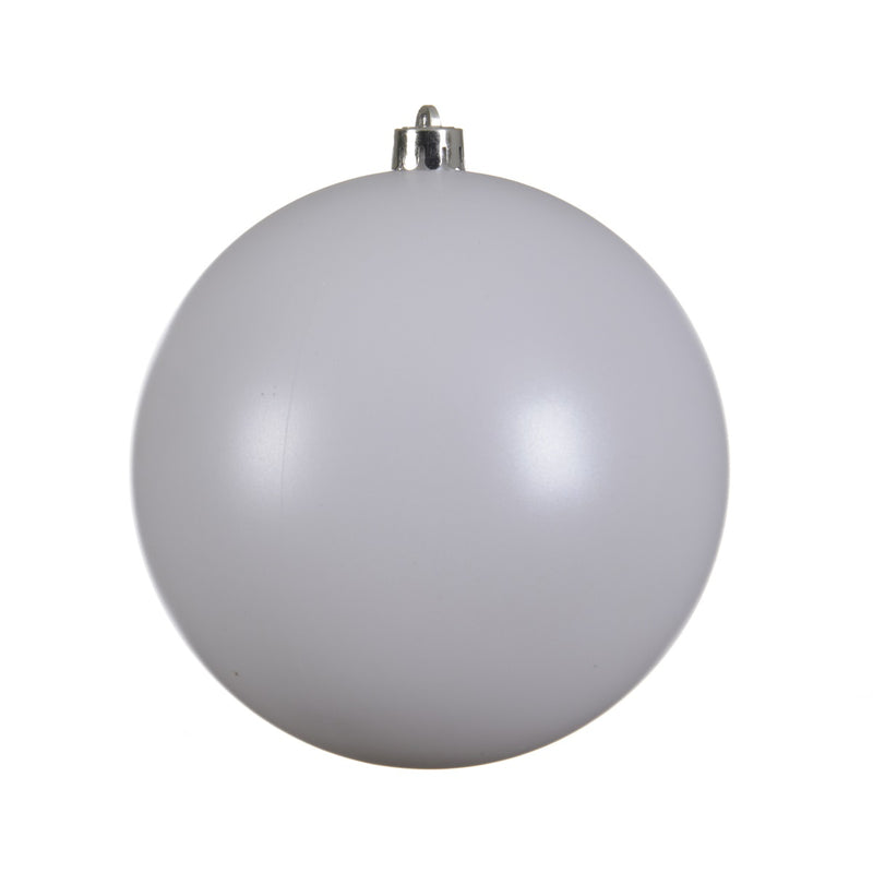 14cm Winter White Shatterproof Christmas Tree Bauble