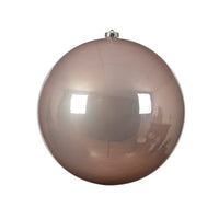 25cm Blush Pink Shiny Shatterproof Bauble