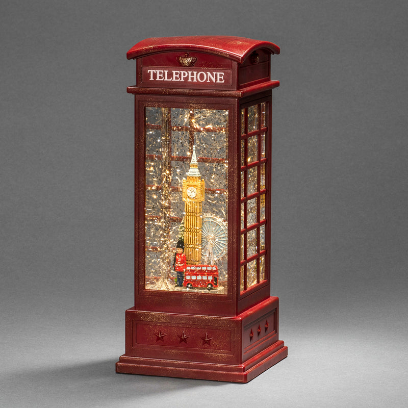 London Scene Magical Water Spinner Telephone Box