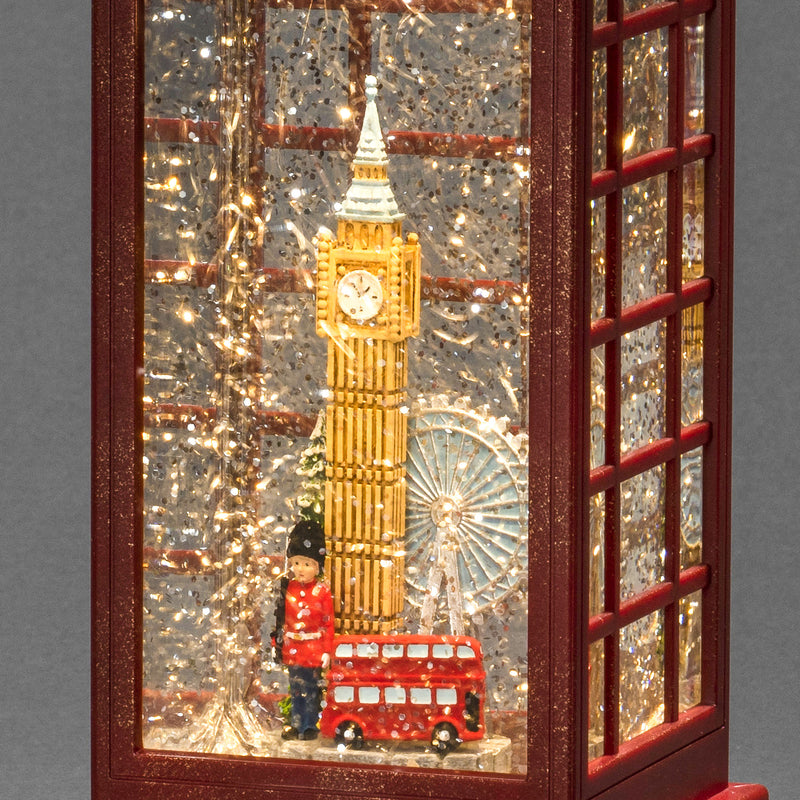 London Scene Magical Water Spinner Telephone Box