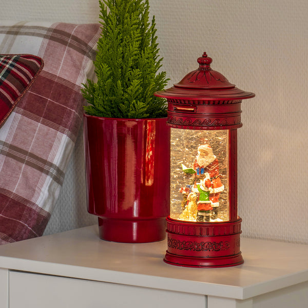 Santa Mail Box Magical Christmas Water Spinner
