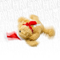 Laughing Rolling Santa's Helper Christmas Puppy