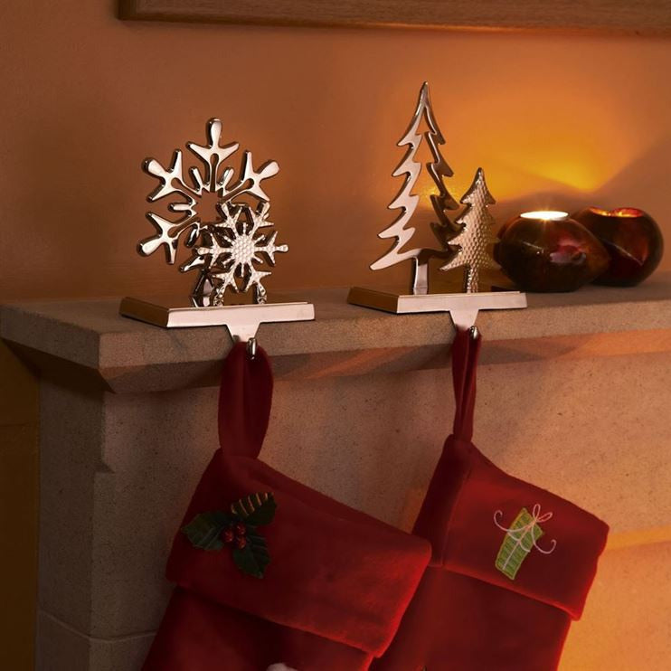 Metal Christmas Tree Stocking Hanger