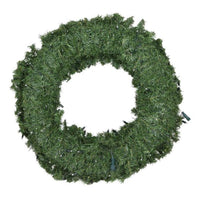 1.1m Giant XP Connectable Commercial Wreath Lit with 120 Ice White LEDs