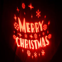 Indoor Red Christmas Projector with Various Designs