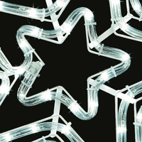 116cm LED Shooting Star Silhouette with Twinkle Rope Light